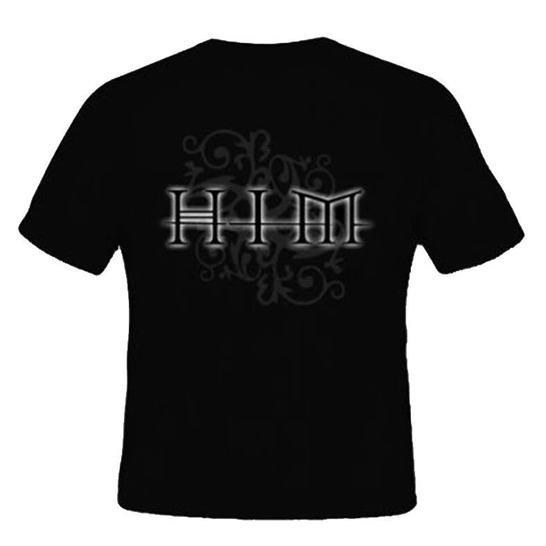 

HIM Heartagram Rock Band Tee New Men's T-Shirt