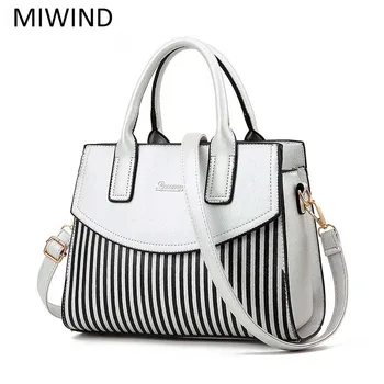

Free Shipping MIWIND Fashion Handbags Famous Brand Bags High Quality Handbags Women PU Leather Shoulder Bag WU2656