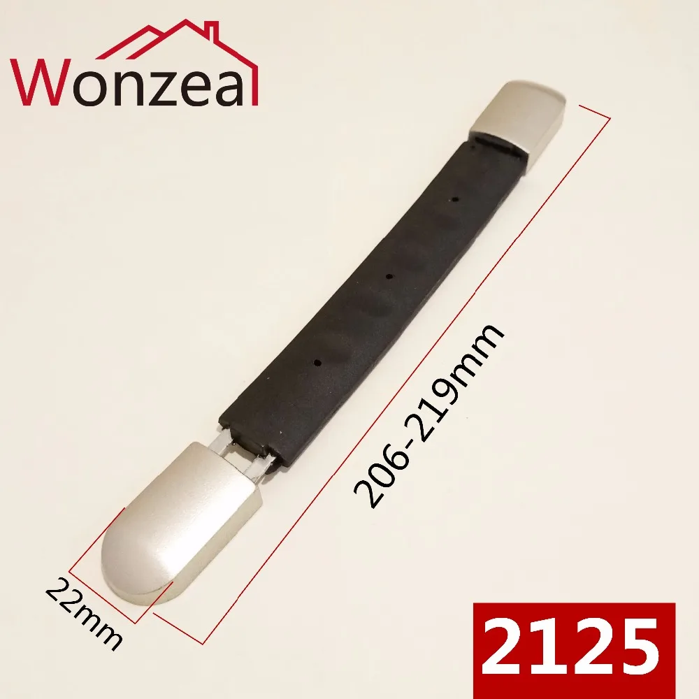 

Wonzeal 2pcs 206mm to 219mm Plastic Scalable Fashion Travel Suitcase Luggage Case Handle Strap Carrying Handle Grip Replacement