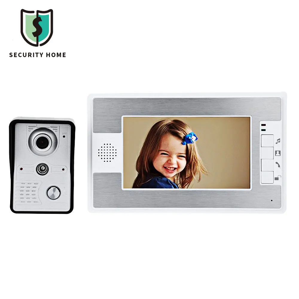 

Fimei SY812MKW11 7 Inches Video Intercom TFT Screen Video Interphone Infrared Night Vision Doorbell Intercom Security Camera