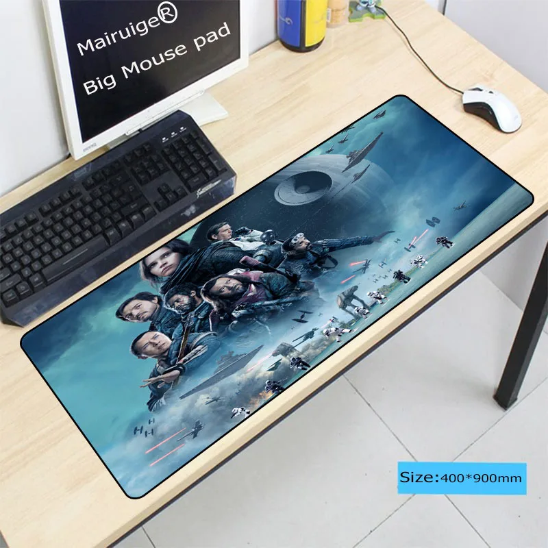 Mairuige 90 X 40cm High definition Printing Speed Big Lock Edge Mouse Pad Mat Washable Gaming