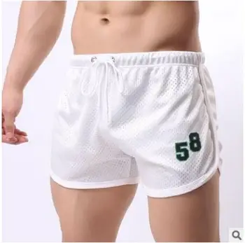 

2019 new style male panties fashion aro low-waist pants stripe lounge pants 100% loose cotton boxer shorts