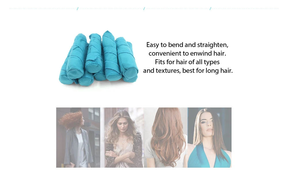 Flexible Foam and Sponge Hair Curlers Nighttime Roller for All Kinds of Hairstyles 8pcs Flexible Foam and Sponge Hair Curlers Nighttime Roller for All Kinds of Hairstyles 8pcs