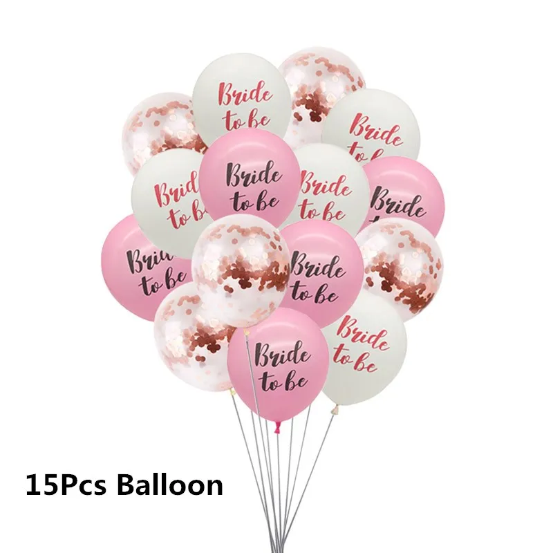 Chicinlife, 1 набор, для невесты, чтобы быть, воздушный шар, баннер, девичник холостяцкая Вечеринка вечерние, свадебные, вечерние конфетти, шары, украшения - Цвет: A