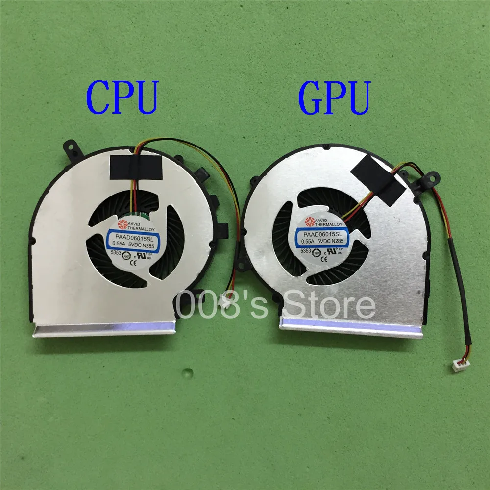Новый вентилятор для процессора GPU OEM MSI GE72 GE62 PE60 PE70 GL62 GL72 2QD 2QE 2QF 007X 053X 216XCN кулер