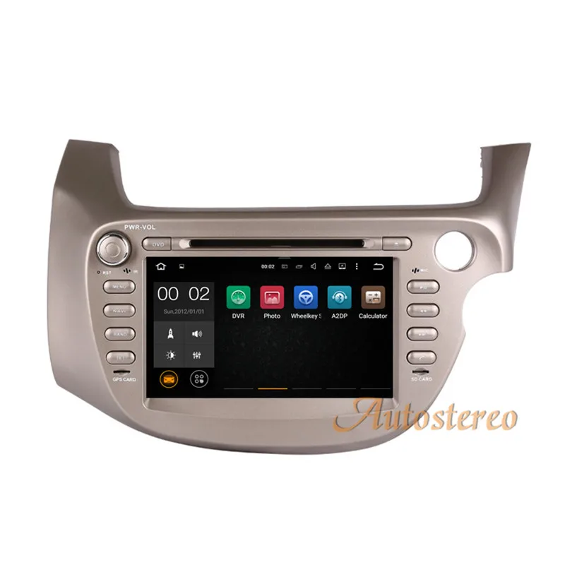 

7 Inch Android 7.1 5.1 Quad core Car GPS navigation radio mirror link mp3 video player Headunit for Honda Fit right 2007-2013