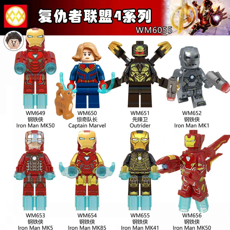 

Legoing Movie Series Avengers 4 Final Stage Series Iron Man Captain America Model Legoings Miracle Digital Children's Toys Gifts