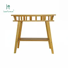 Луи модные полки растений твердой древесины балкон подставка для цветов посадка многослойная зеленая кружевная мясная комната простая в современном скандинавском стиле