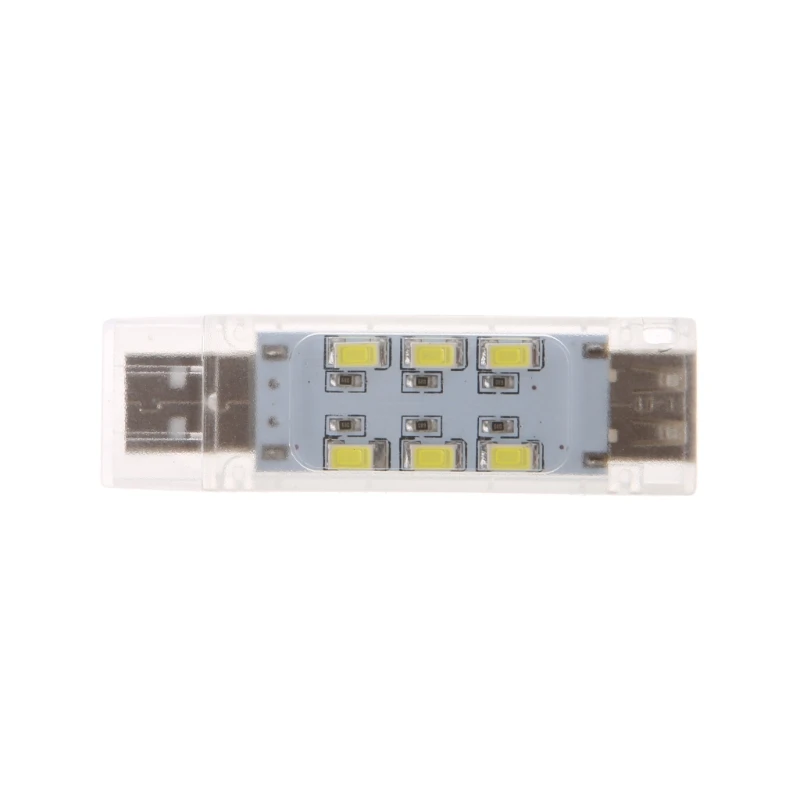 Новый мини-usb гаджеты USB Led ночное освещение палатки лампа двухсторонняя 12 светодиодов USB лампа для чтения USB гаджеты Горячая