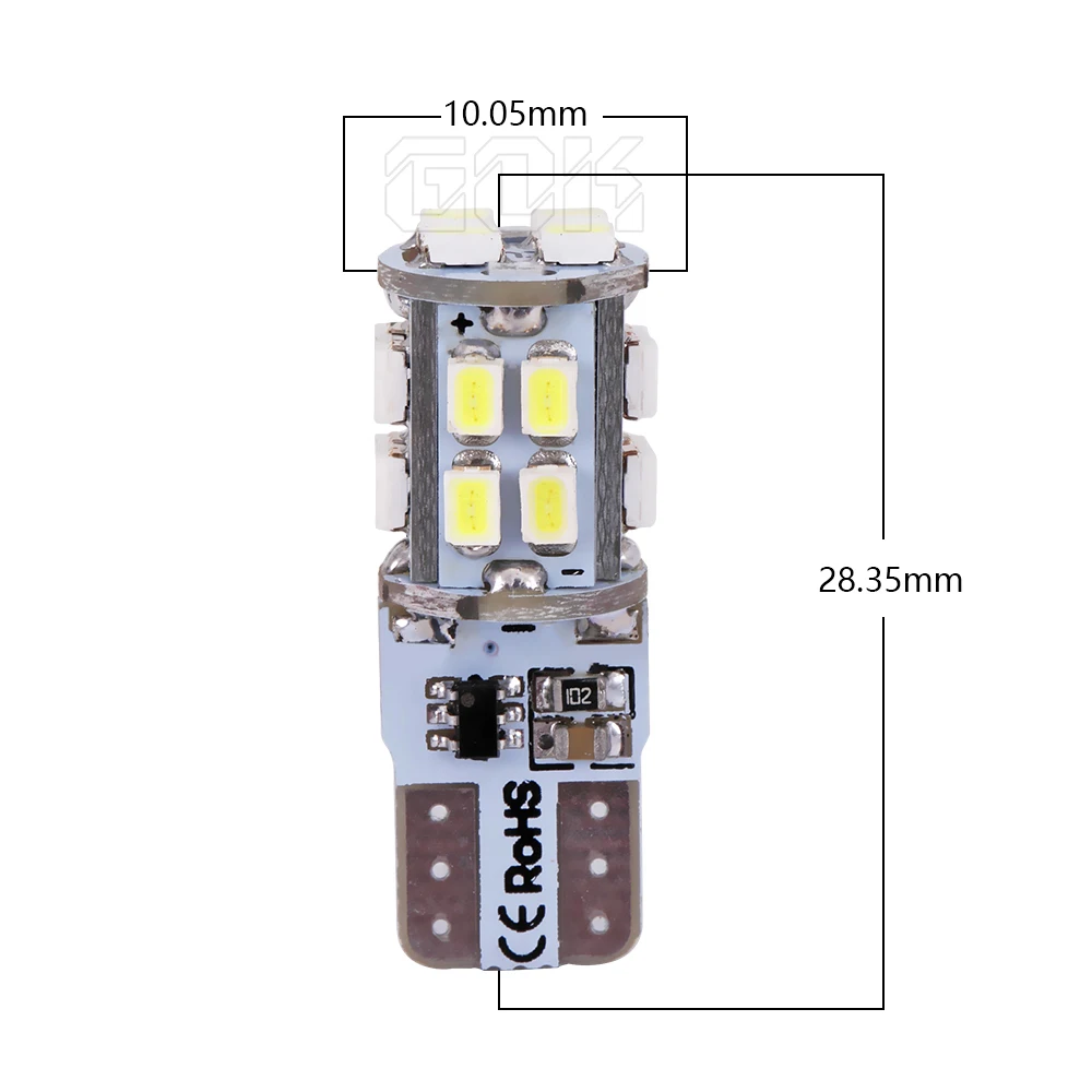 100 шт./лот T10 led стробоскопическая вспышка ing 194 W5W 20 LED 3020 1206 smd стойкий блеск + Авто