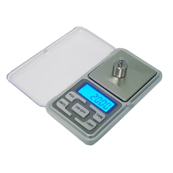 

Mini Digital Scale 200/500g 0.01g High Accuracy Backlight Electric Pocket For Jewelry Gram Weight For Kitchen