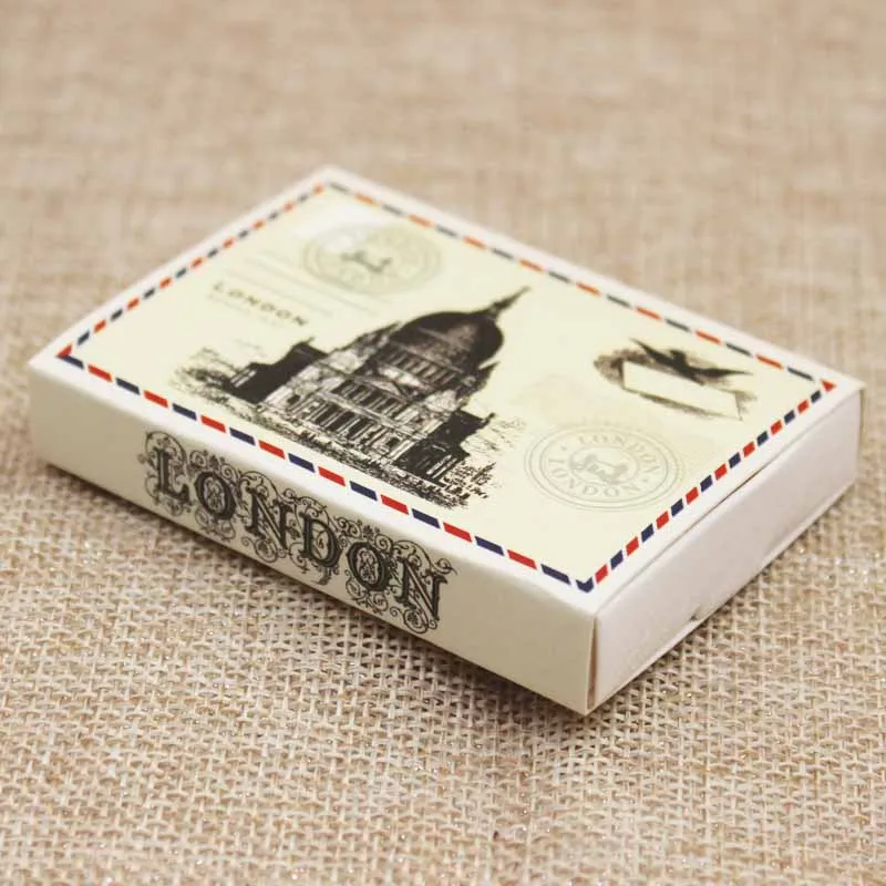 Ловец снов Подарочная коробка с напечатанной Diy Подарочная коробка ручной работы мраморный узор Ожерелье Подвеска Шарм/коробка для сережек 50 шт.+ 50 шт. внутренняя карта