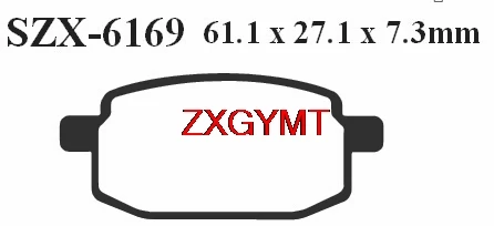 Спекания HH тормозных колодок пригодный Адли 50 лиса плюс 2001 2009 спереди 09 01 08 07 06 05 04