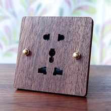 Розетки дерево пять отверстий Универсальный Тип розетки 86