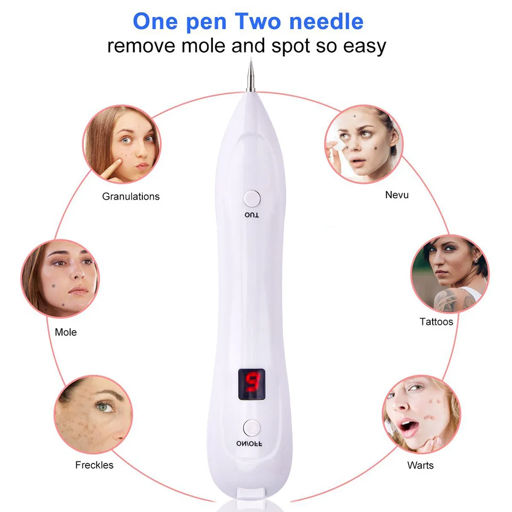 LCD Display Laser Mole Removal Tool Spot Remover Freckle Wart Tag Tattoo Remaval Machine Skin Care Beauty Tool For Salon Home (3)