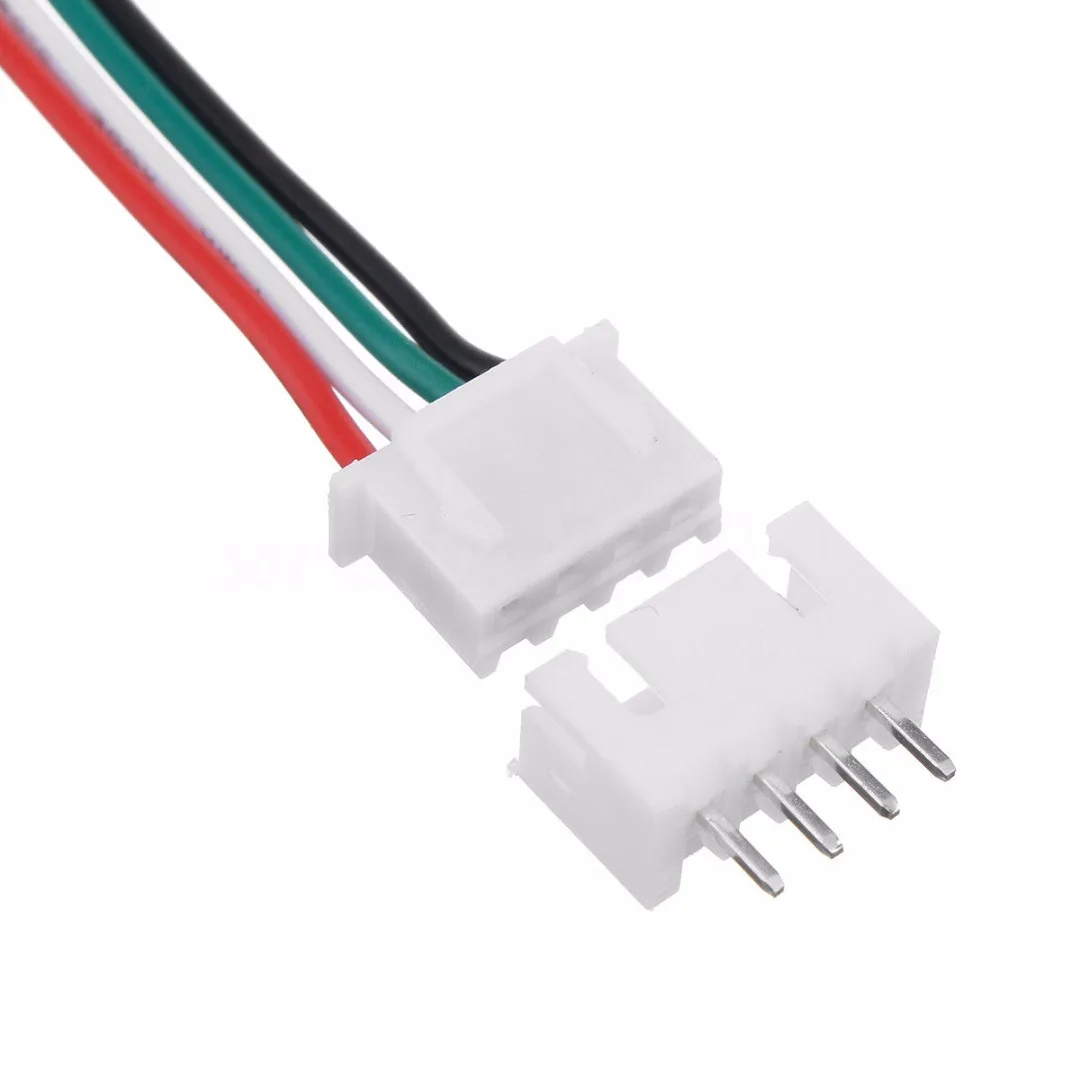 10 Set  Mini Micro JST XH 2.54mm 4 Pin Connector Plug  With 24AWG 1007 Wires 150mm Length
