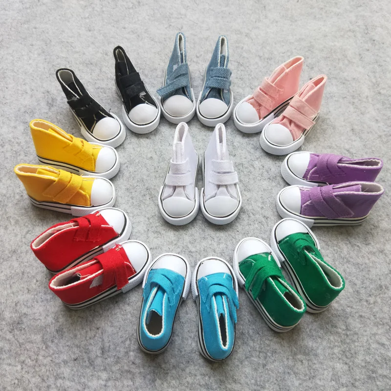 50Pairs/lot Wholesale Doll Accessories Canvas Shoes BJD 50Pairs/lot Wholesale Doll Accessories Canvas Shoes BJD