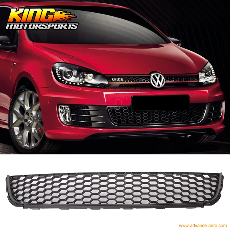 

For 10-14 VW Golf/TDI/Jetta MK6 Honeycomb Mesh Lower Front Grille Grill - ABS USA Domestic Free Shipping Hot Selling