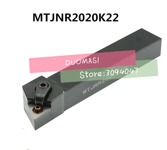 

MTJNR2020K22 20*20*125mm Metal Lathe Cutting Tools,CNC Tool Cylindrical turning tool, External Turning Tool,Type MTJNR/L