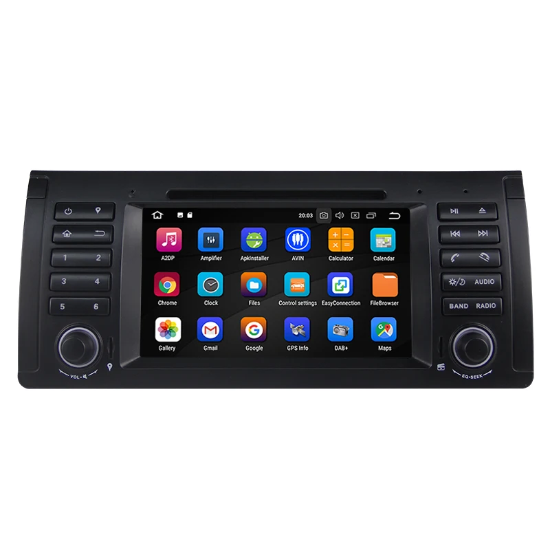 Top IPS Android 8.0 OCTO CORE 4G RAM 32GROM CAR DVD player For BMW E39 X5 M5 E38 E53 GPS receiver Audio radio navigation multimedia 2
