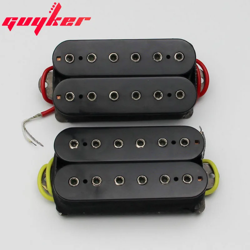 

BLACK MATCHING HUMBUCKER GUITAR PICKUPS - HEX POLE - PICKUP SET