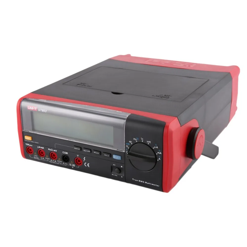 UNI T UT803 цифровой типа мультиметр DC/AC Напряжение ток вольтметр диода транзистор
