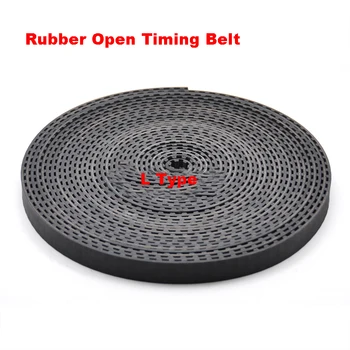 

1Meter Open Timing Belt Black Rubber Synchronous Belt Type L Wideth 20 25mm For 3D Printer Pitch Tooth 9.525mm