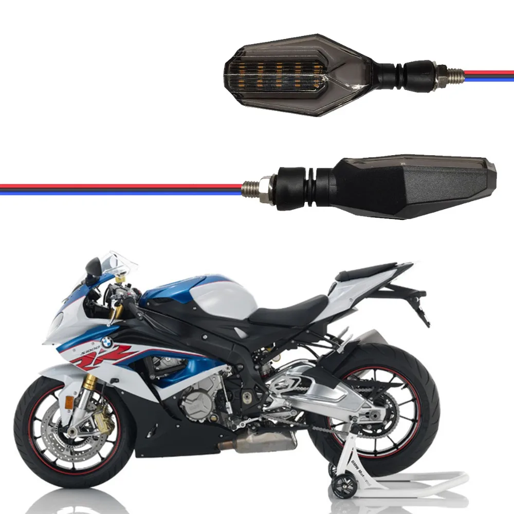 

For BMW F800GS HP4 S1000XR S1000R K1200GT K1300GR K1600GT R1200GS Front Rear Indicator Turn Signal LED Light 5 Color Signal lamp