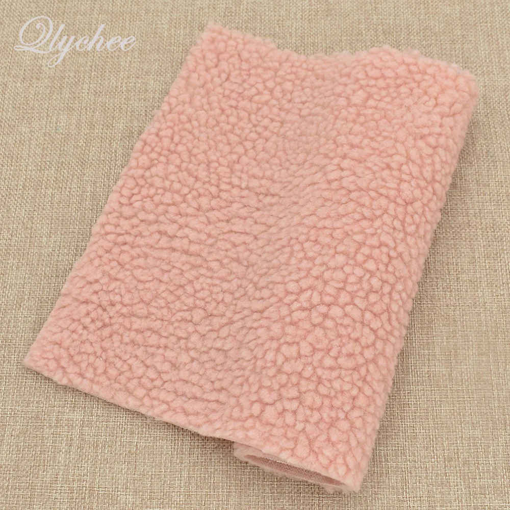 

A4 29*21cm Solid Color Polyester Faux Goat Fur Fabric DIY Handmade Craft Garment Shoes Bag Sewing Patchwork Cloth