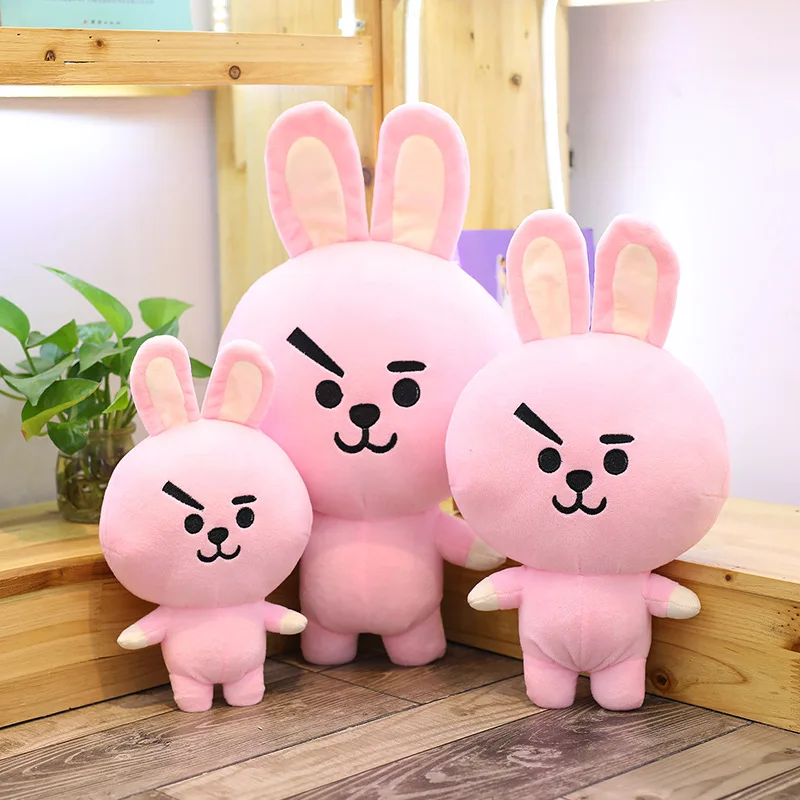 

35cm/45cm Cute Bangtan Boys BTS bt21 Plush Animals TATA VAN COOKY MANG CHIMMY SHOOKY KOYA RJ Pillow Toys Kids Girls Gifts