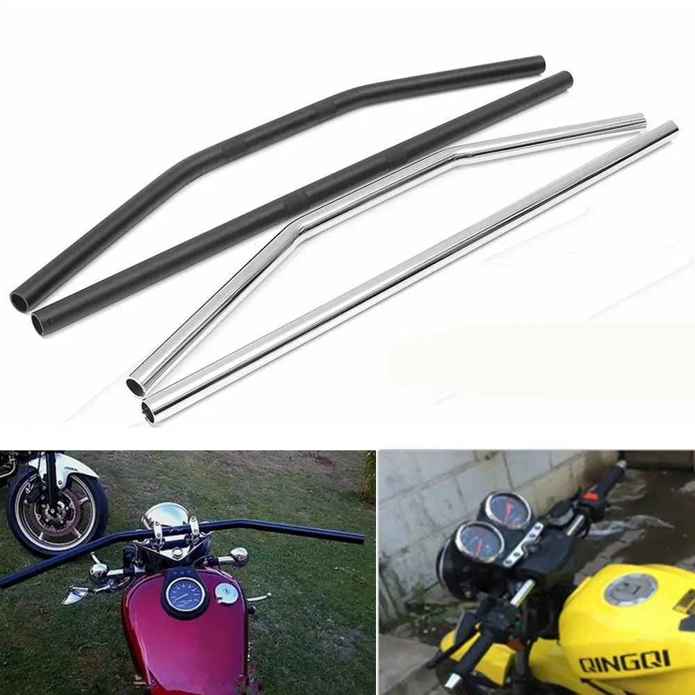 

7/8" 22mm Motorcycle Handlebar Drag Bar For Cafe Racer Honda Yamaha Kawasaki Suzuki Chopper Bobbeer Ktm Ducati Length 710mm