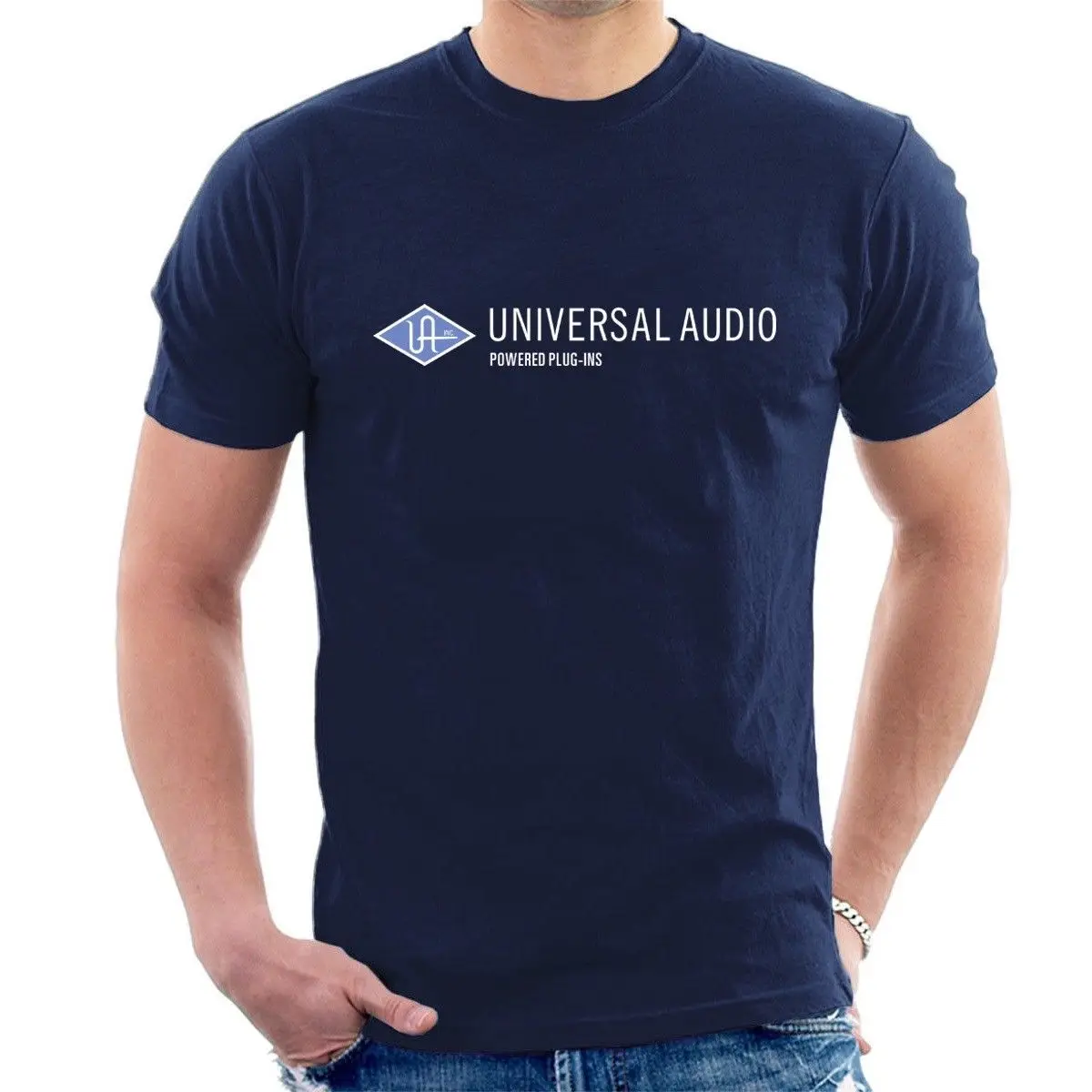 

UNIVERSAL AUDIO T-SHIRT Inspired Powered Plug-ins MEN WOMEN KIDS SIZES S25 New T Shirts Funny Tops Tee free shipping