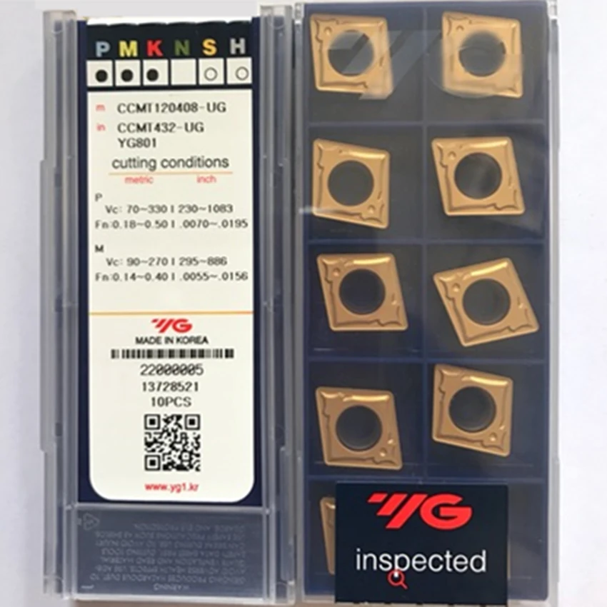 YG-1 CCMT060204 CCMT060208 CCMT120408 CCMT09T304 CCMT09T308 YG-1 CCMT060204 CCMT060208 CCMT120408 CCMT09T304 CCMT09T308
