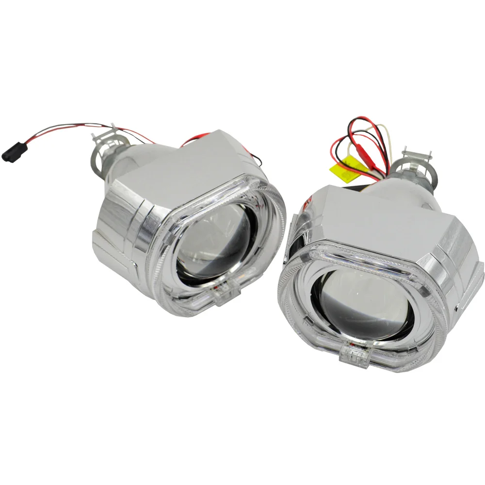 2 5 дюймовый биксеноновый мини проектор hid линза для светодиодных дневных