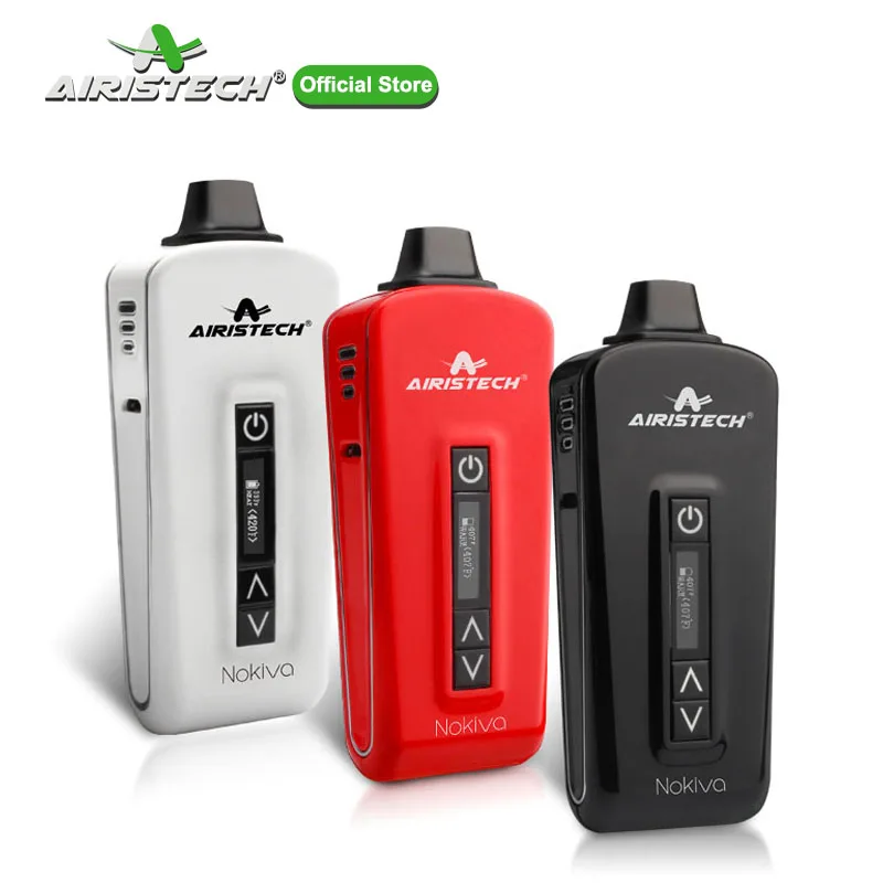 

AIRISTECH Airis Herbva Nokiva Dry Herb Vaporizor Ceramic Box Mod Vape Kit Oled Display Temperature Control Electronic Cigarette