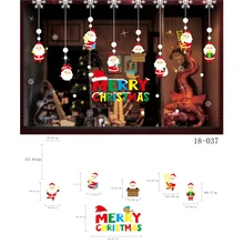 Window Glass Spiegel Sticker Merry Christmas Santa Claus Snow Paper Wall Sticker for Xmas Decals bathroom mirror sticker roll Window Glass Spiegel Sticker Merry Christmas Santa Claus Snow Paper Wall Sticker for Xmas Decals bathroom mirror sticker roll
