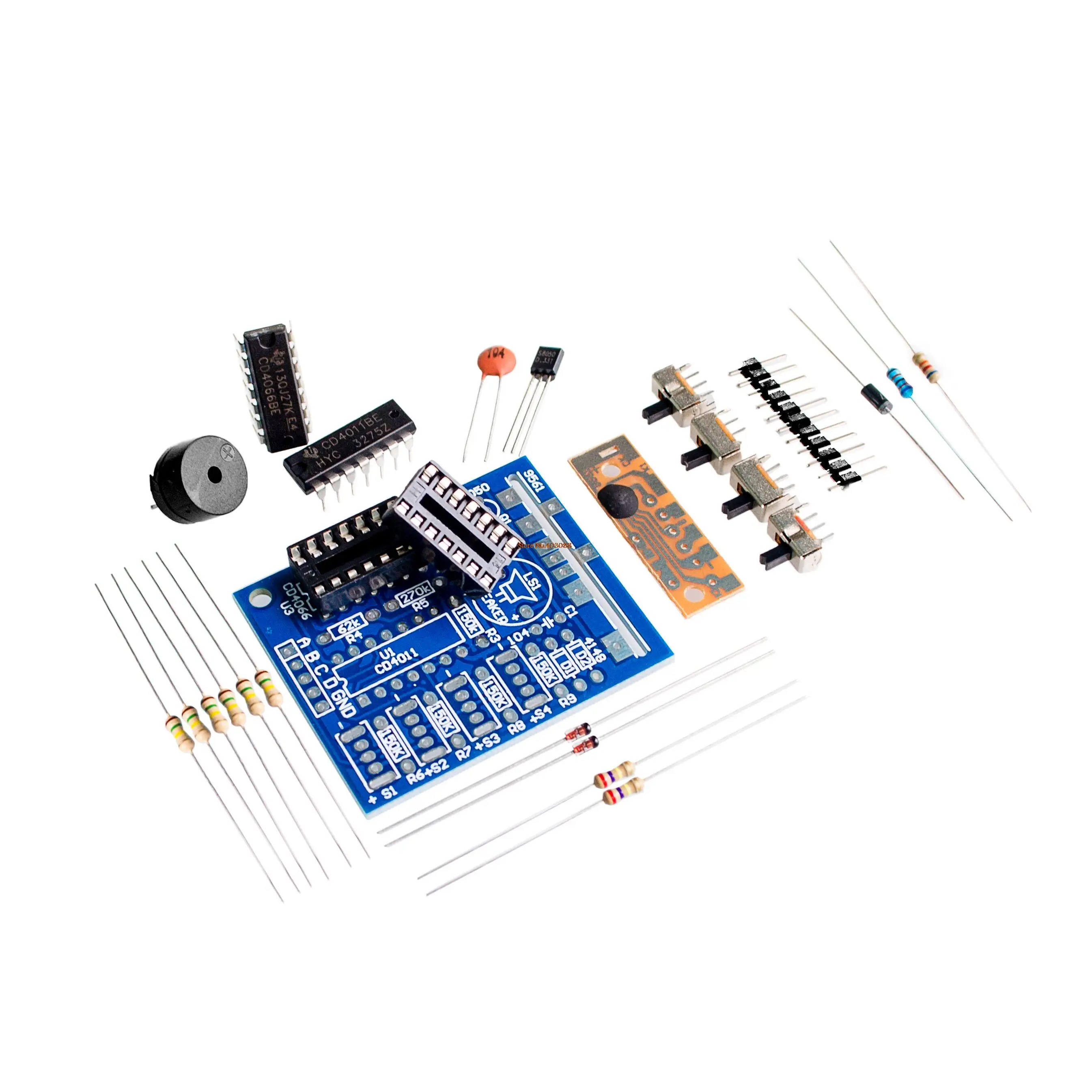 

16 Music Box Sound Box Electronic Production DIY Parts Components Accessory Kits