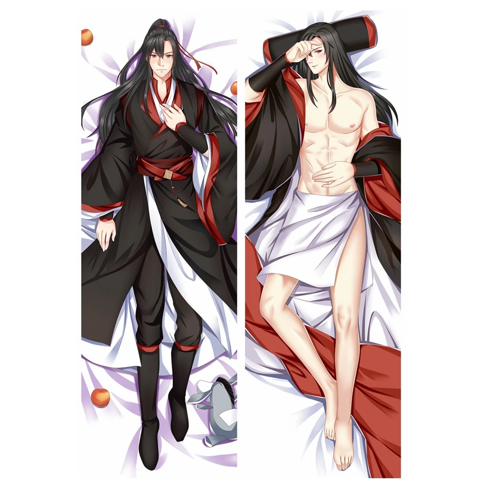 Аниме JK Mo дао ЗУ Shi Wei Wuxian мужской Dakimakura тела подушку Чехол гроссмейстер демоническим выращивания Hug Подушка Чехол