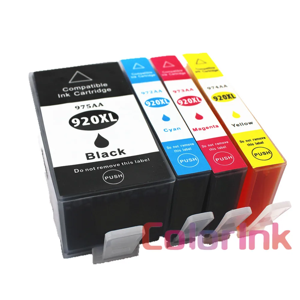 Цвет чернил 920XL 920 XL hp 920 переработанного чернильного картриджа для hp 920XL для hp Officejet 6000 6500 6500A 7000 7500 7500A принтер