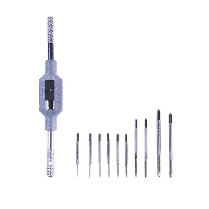 

Mini Screw Tap Set 11pcs/lot Hand Tap Thread Wire Tapping Threading Taps Attack M1 M1.2 M1.4 M1.6 M1.7 M1.8 M2 M2.5 M2.6 M3.5