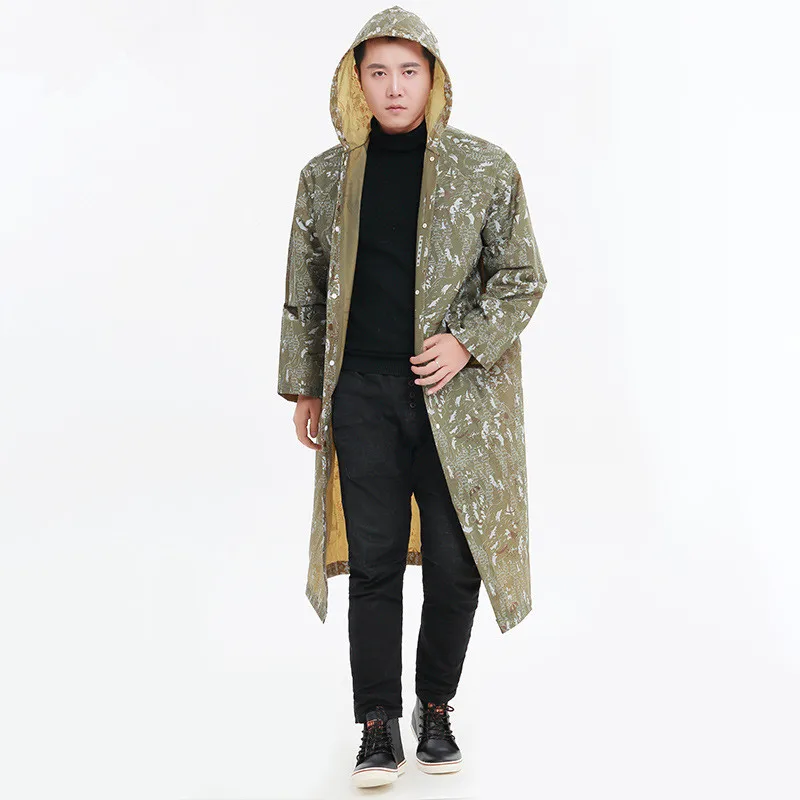 4.Waterproof Rain Coat Men Women Impermeable Raincoat Hooded Women Long Rainwear Men Poncho Raincoats Rain jacket