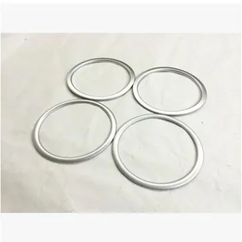 

For Nissan Qashqai 2016 4PCS High Quality ABS Chrome Car Door Side Stereo Speaker Trim Ring Cover Trim Car Styling Accessories