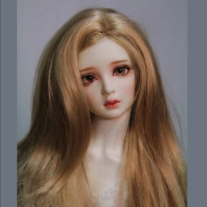 Cataleya коричневые длинные вьющиеся волосы высокого Температура волокно 1/3 1/4 1/6 1/8 парики для шарнирной куклы, кукла-Аксессуары