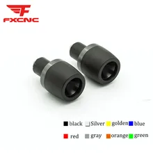 For Universal Honda Ducati Yamaha Suzuki Kawasaki 7/8 22mm Motorcycle Handlebar Counterweight Plug Slider Handle Bar Ends Grips 1 pair 7 8 22mm motorcycle handlebar ends weights plug slider bike handlebar grips ends universal for kawasaki zzr600 zx6r zx63