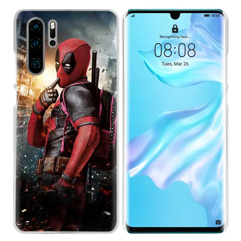 Чехол Hero Deadpool Harley Quinn для huawei P20 P30 P Smart Nova 4 3i P10 P9 P8 mate 10 20 lite Pro Mini жесткий чехол для телефона из ПК