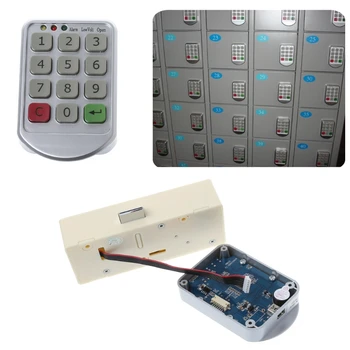 

OOTDTY Electronic Digital Keypad File Supermarket Intelligent Cabinets Door Code Number Password Lock