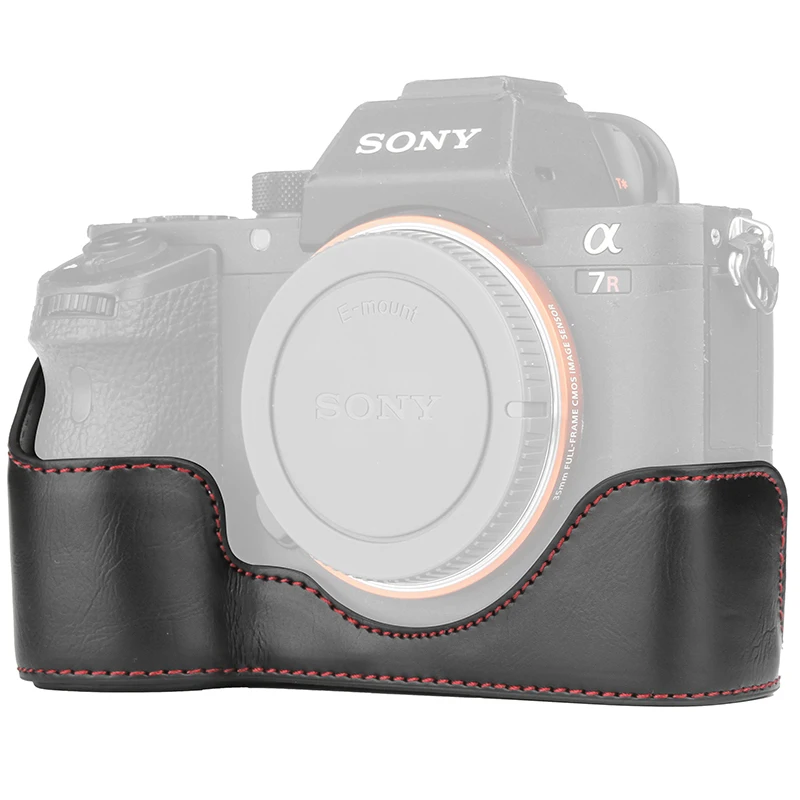 

High quality Camera case half body bag for Sony a7m2 a7II a7r2 a7RII a7s2 Digital camera Bottom camera bag With Battery Opening