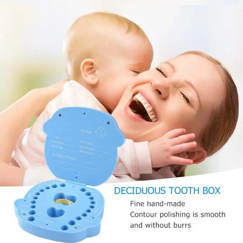 

Baby Souvenirs Teeth Box Infant Plastic Deciduous Tooth Box Souvenir Creative Kids Tooth Organizer Boxes Children Care Accessory