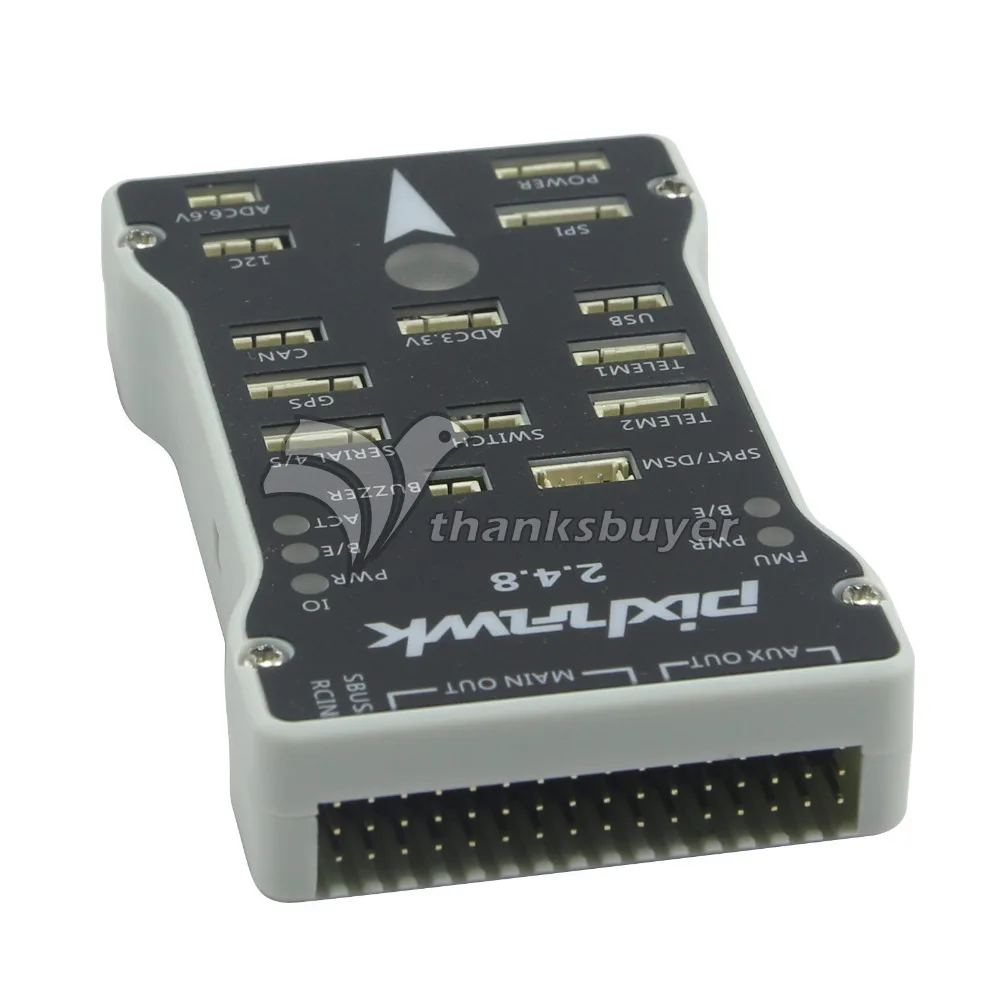 Pixhawk PX4 2.4.8 32-битный Контроллер полета, интегрированный чехол PX4FMU+ PX4IO с tf-картой для FPV квадрокоптера