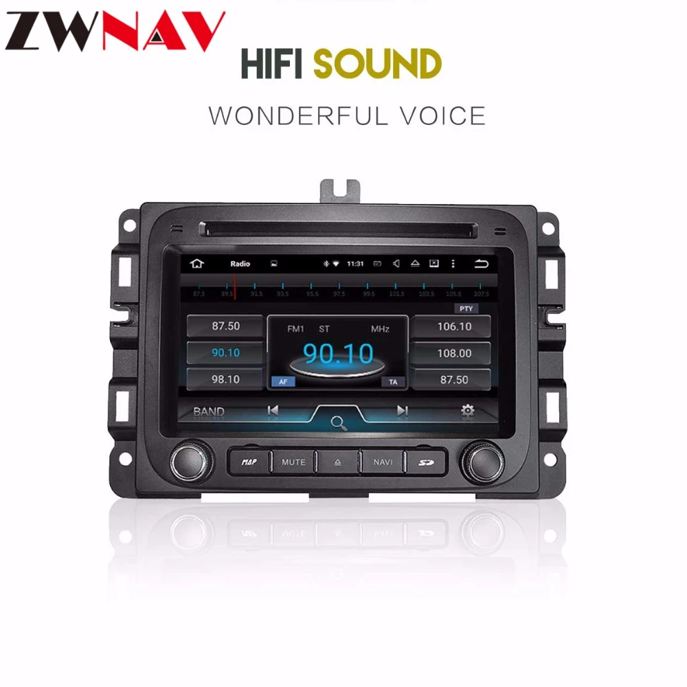 Автомагнитола на Android 8 0 для Dodge RAM1500 ram 1500 2014 2015 2016 2017 с DVD плеером BT GPS навигацией